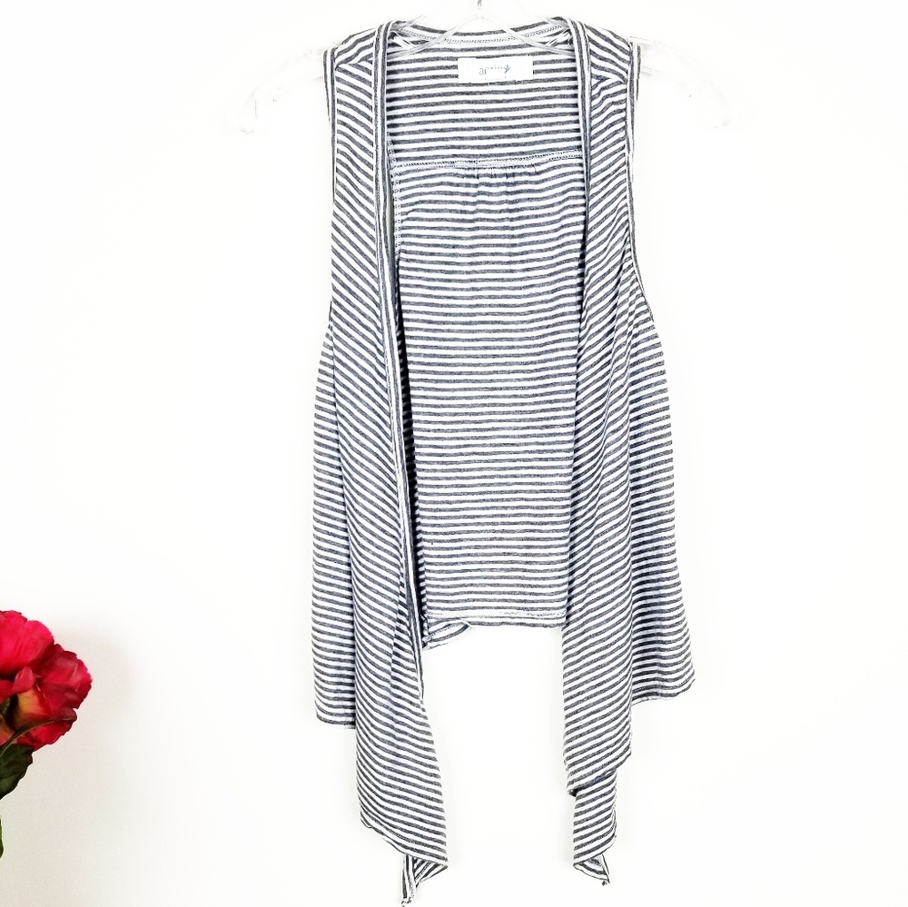 AERIE Striped Cardigan